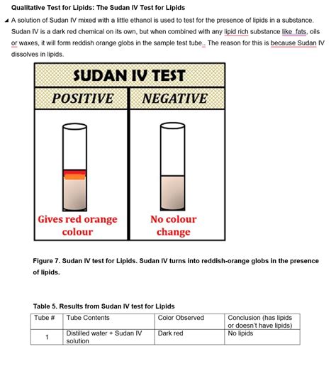 sudan iv to the bottle of oil positive test|sudan lipid test video.